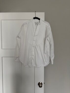 Frank & Eileen White Relaxed Button-Up Shirt